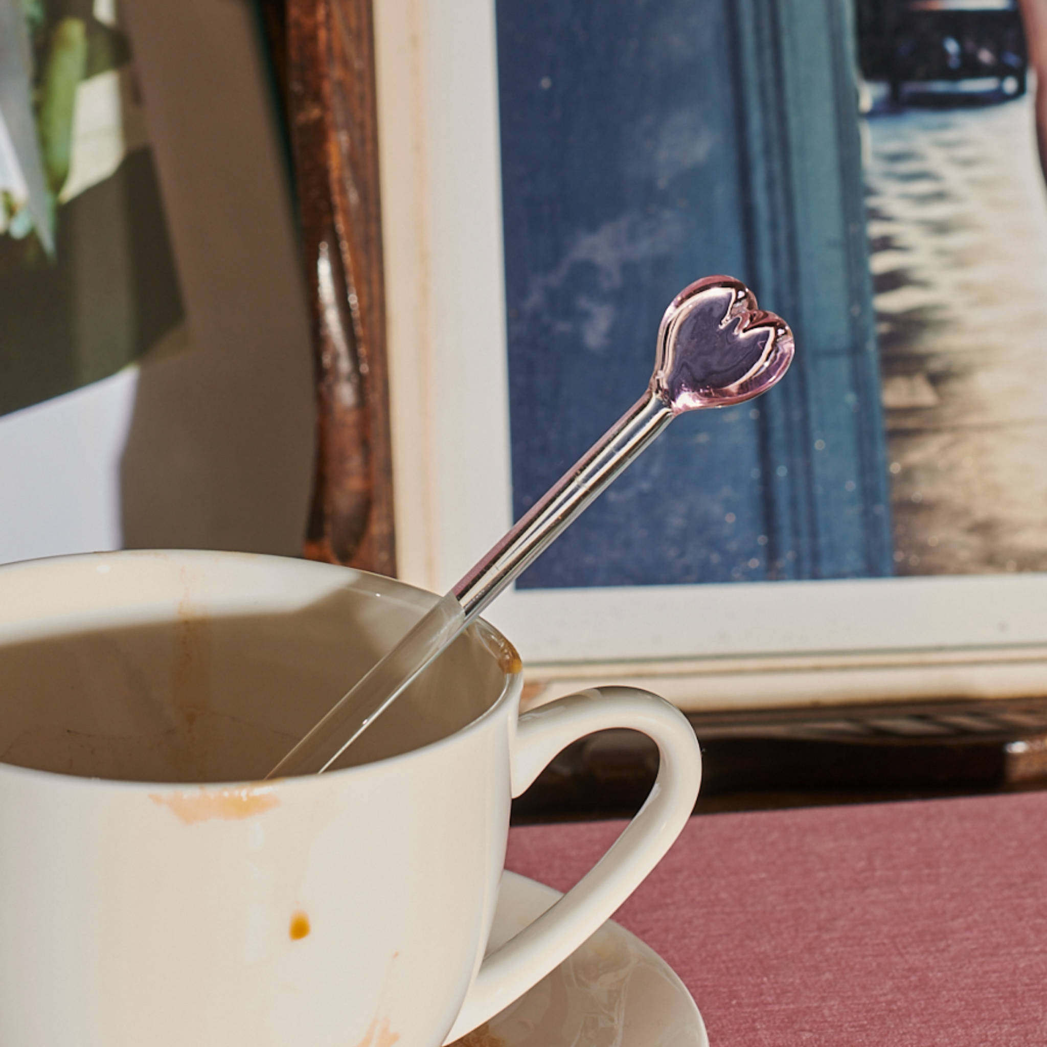 Set of two Heart Spoons